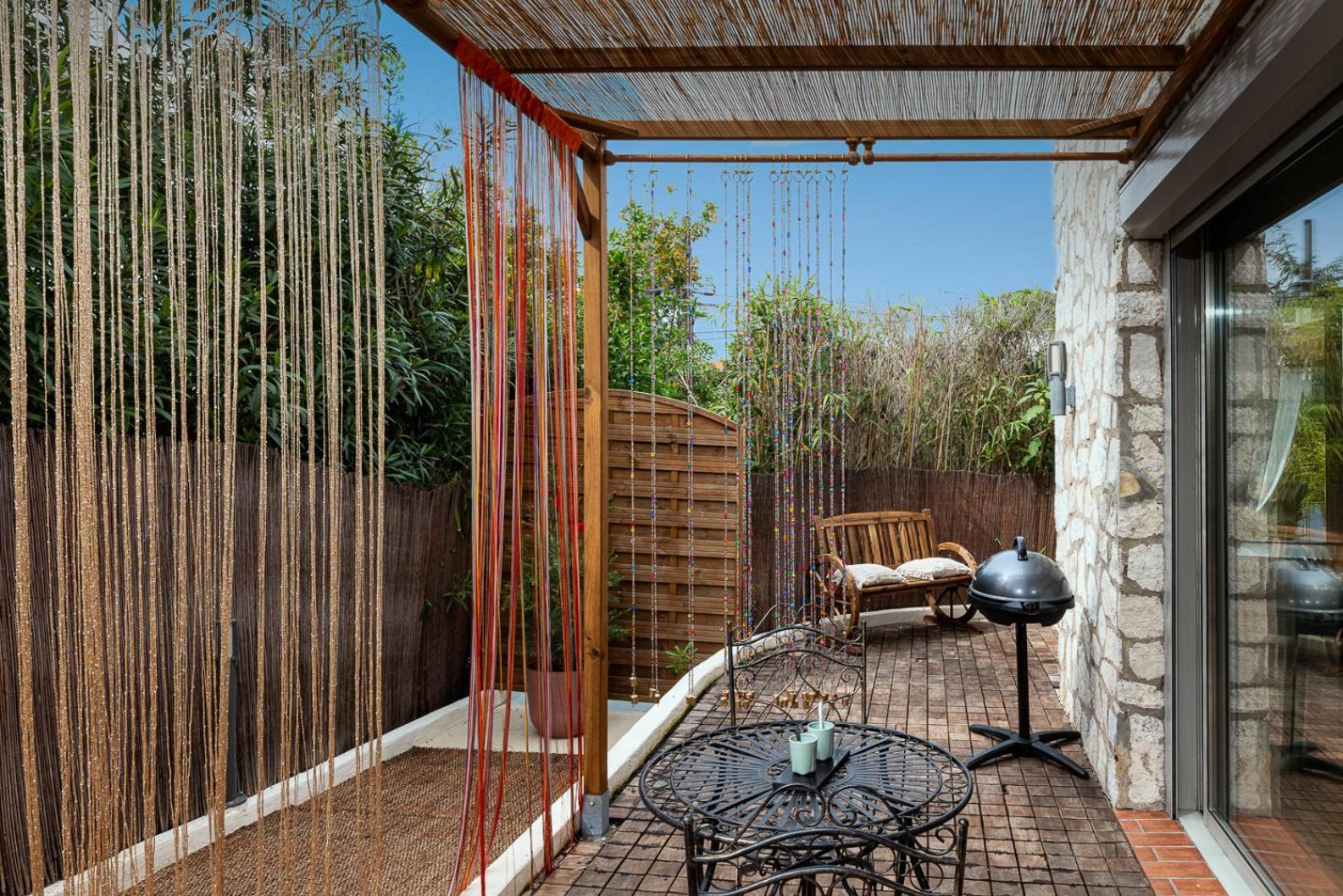 Studio Terrasse La Roulotte Du Tzigane Mandara Beach Antibes 주앙레핑 외부 사진
