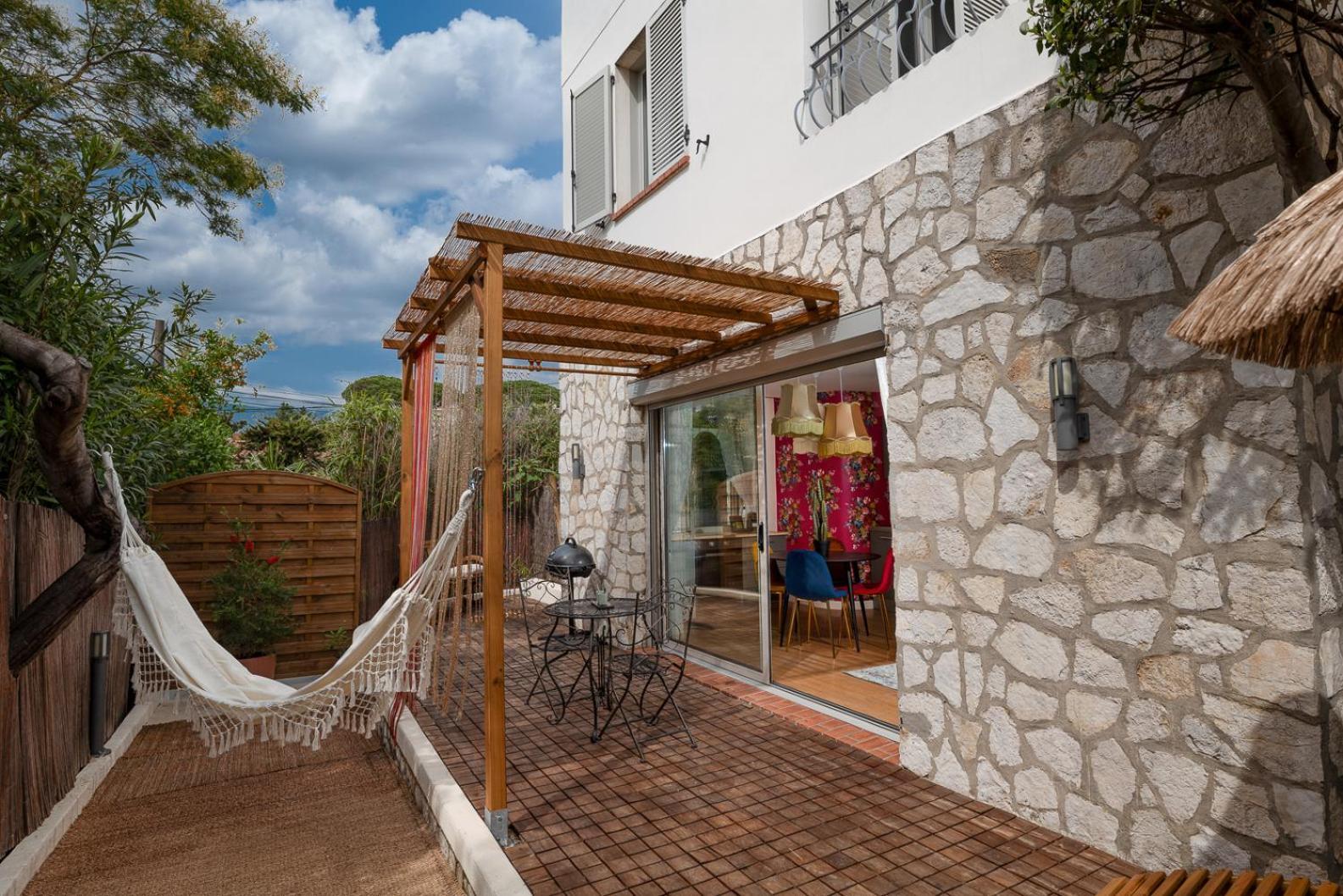 Studio Terrasse La Roulotte Du Tzigane Mandara Beach Antibes 주앙레핑 외부 사진