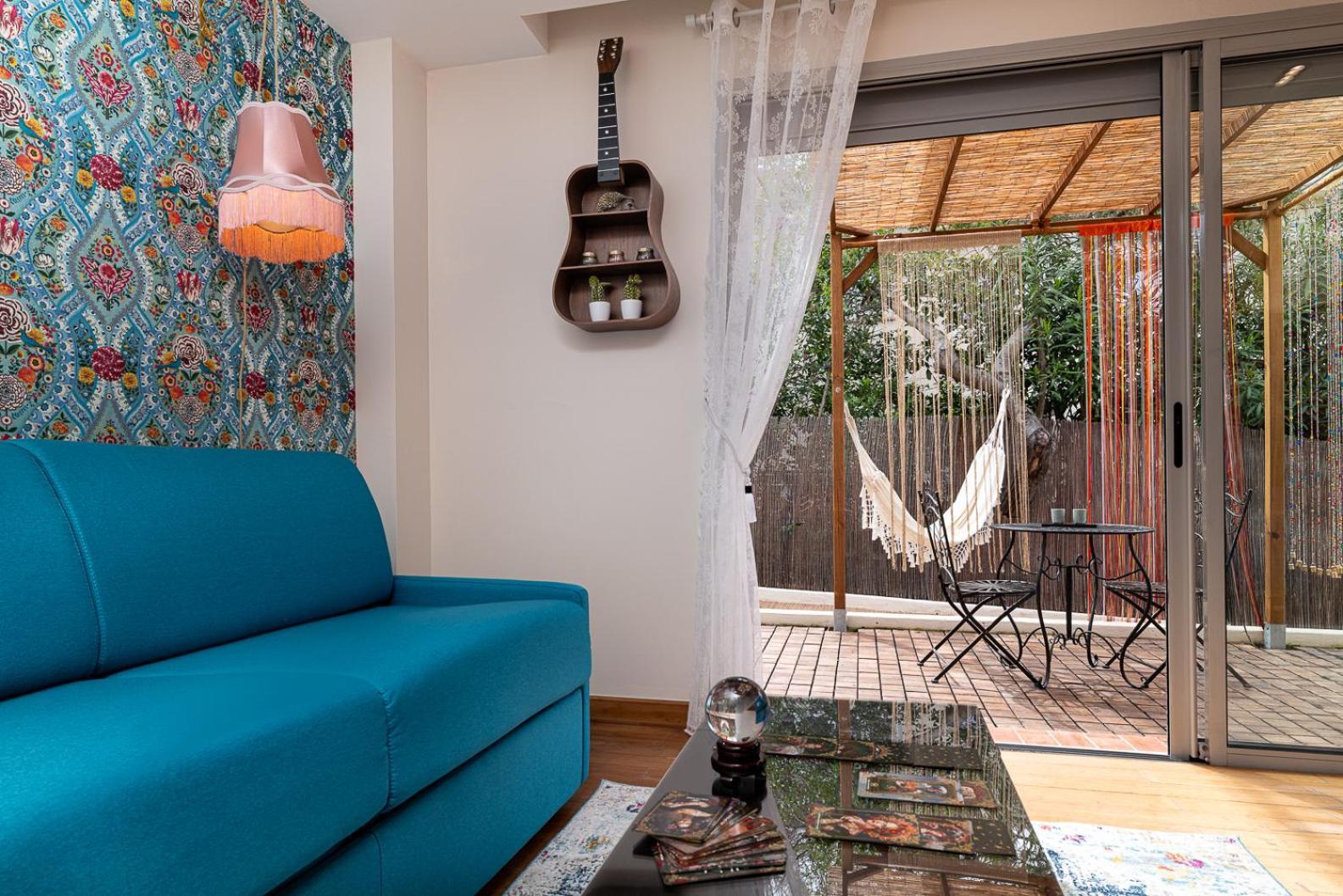 Studio Terrasse La Roulotte Du Tzigane Mandara Beach Antibes 주앙레핑 외부 사진